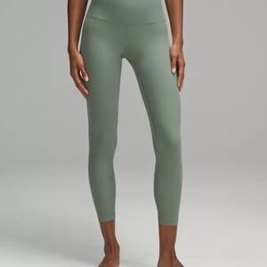 Lululemon Align High Rise Ribbed Legging 25" - Grey Eucalyptus - Size 6
